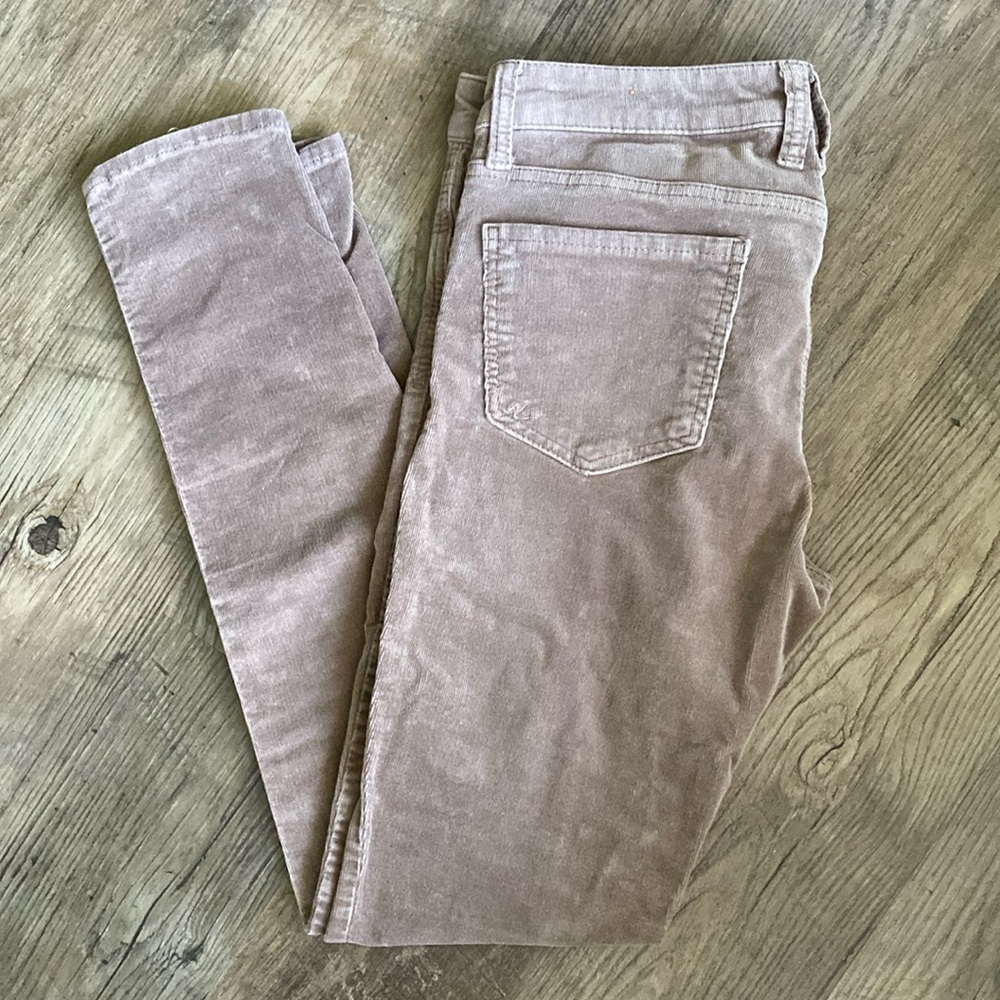 Kut From the Kloth Mia Toothpick Skinny - tan corduroy pants - Size 6